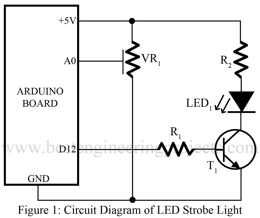 Strobe Light Using Arduino Engineering Projects