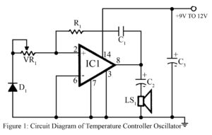 temperature controlled oscillator circuit