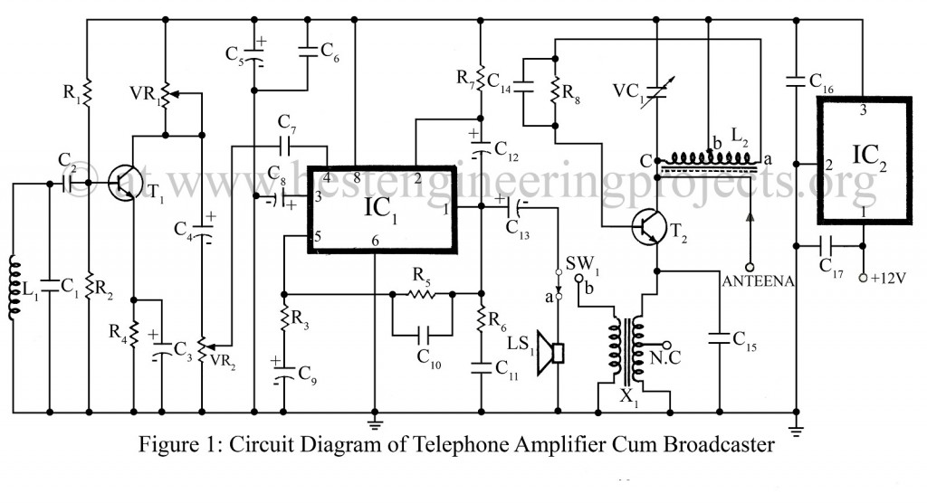 telephone spy circuit