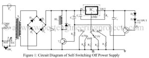 self switching off power supply circuit