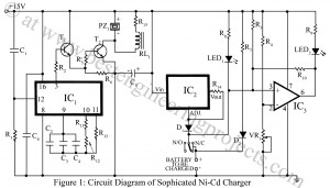 circuit diagram of sophisticated ni-cd charger