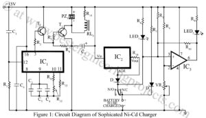 Ni-Cd battery charger circuit