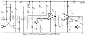 circuit diagram of steam whistle