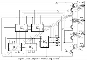 circuit diagram priority lamp system