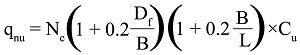 cohesive soil formula