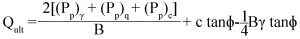 ultimate bearing capacity formula 1