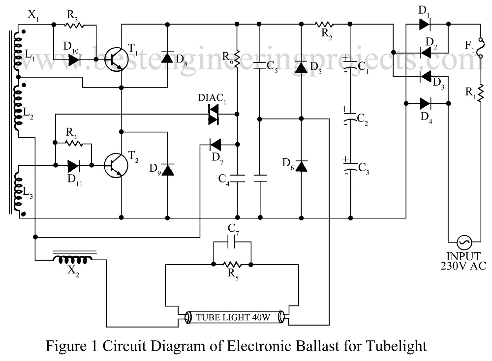 Electronic Ballast Circuit Engineering Projects