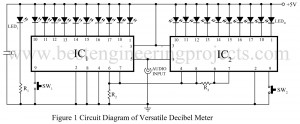 circuit diagram of versatile decibel meter