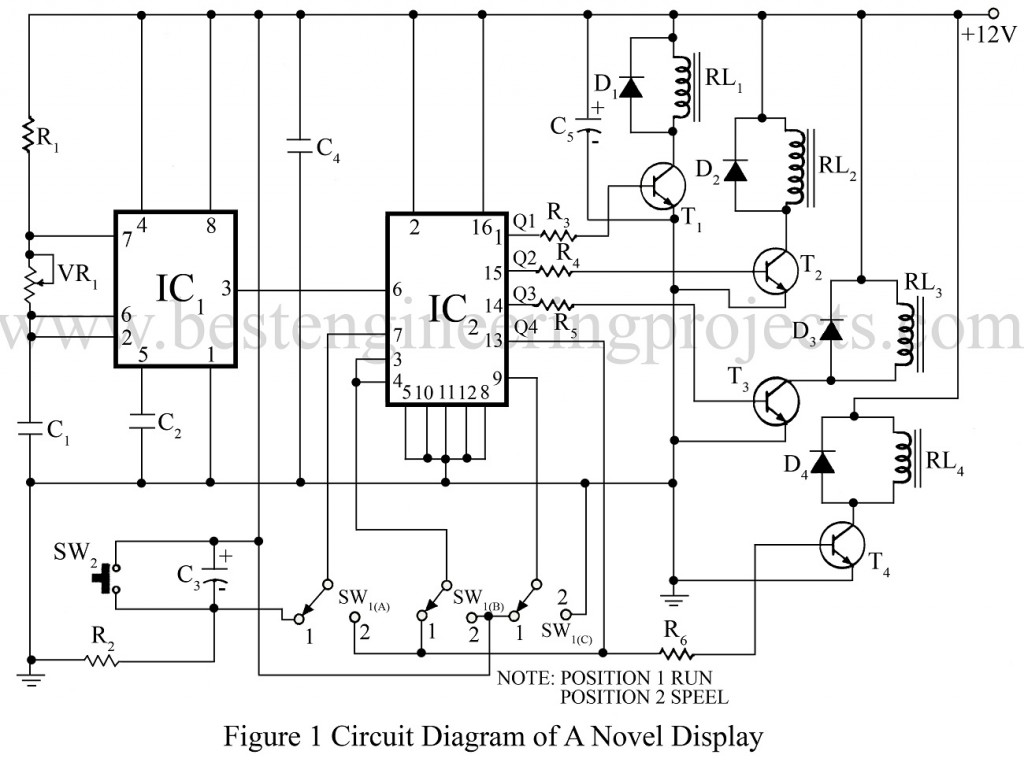 circuit diagram of a novel display