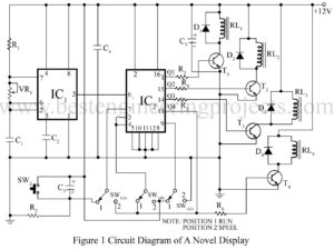 circuit diagram of a novel display