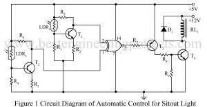 circuit diagram of automatic control for sitout light