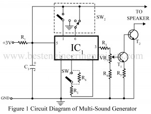 multi tone generator circuit