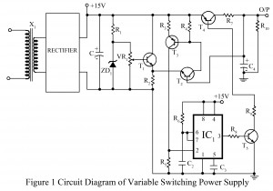 variable switching power supply circuit