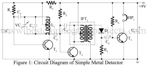 metal detector circuit