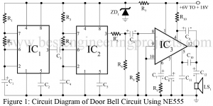 circuit diagram of door bell