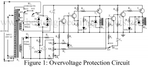 circuit diagram of over-voltage protection circuit