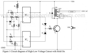 high low voltage cutout circuit diagram