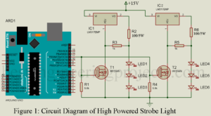 arduino based high powered strobe led light