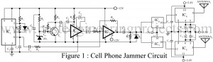 circuit diagram of cell phone jammer