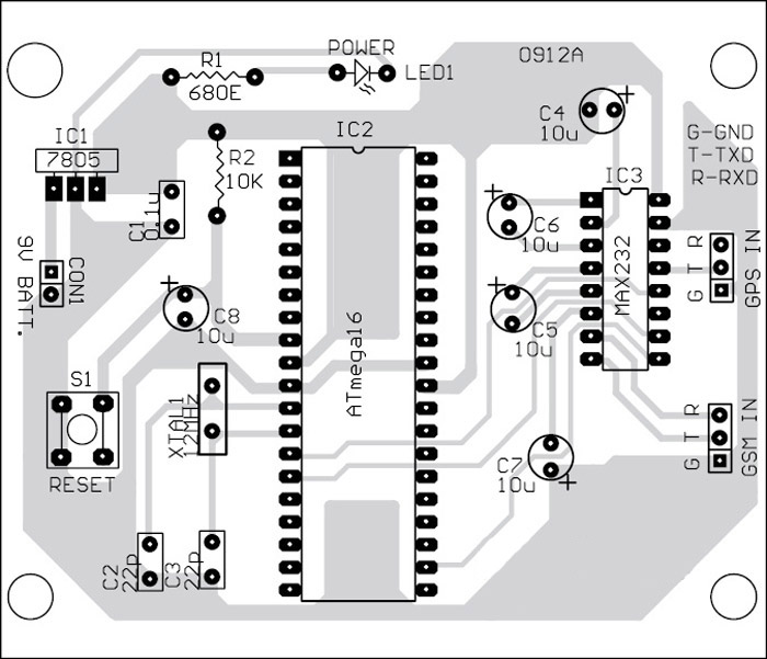 Component side of PCB of gps and GSM based vehicle tracking system.jpg