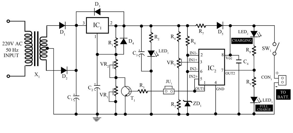 12v, 7Ah Smart Battery Charger