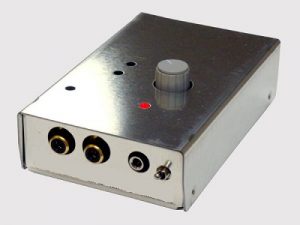 author prototype of guitar pre-amplifier box