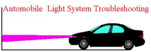 troubleshooting of automobile light system