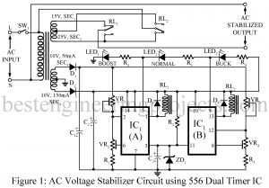 AC voltage stabilizer circuit