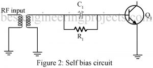 self bias circuit for transistor