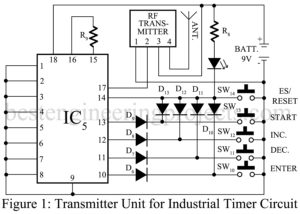 industrial timer transmitter circuit