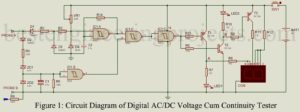 Digital AC DC Voltage Cum Continuity Tester