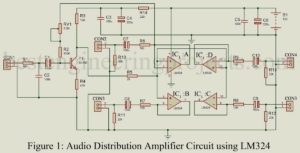 audio distribution amplifier circuit