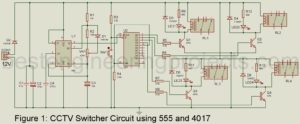 cctv switcher circuit using 555 ic