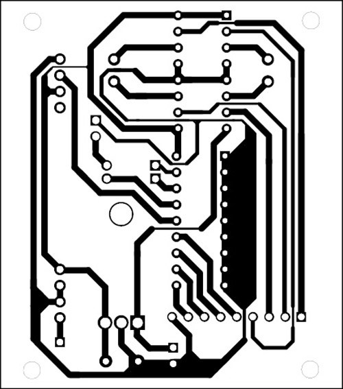 solder side receiver unit PCB