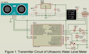 ultrasonic water level meter transmitter circuit