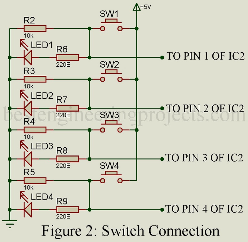 switch connection to microcontroller