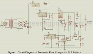 automatic float charging circuit