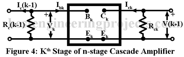 kth stage of n stage cascade amplifier