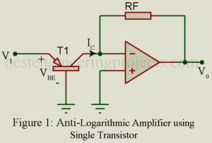 anti log amplifier circuit