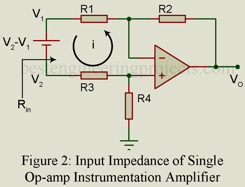 Instrumentation Amplifier Derivation Advantage Engineering Projects