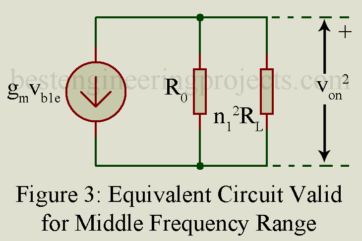 equivalent circuit valid for middle frequency range