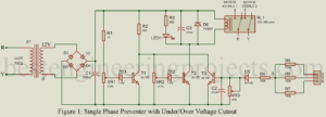 single phase preventer with under over voltage cutout