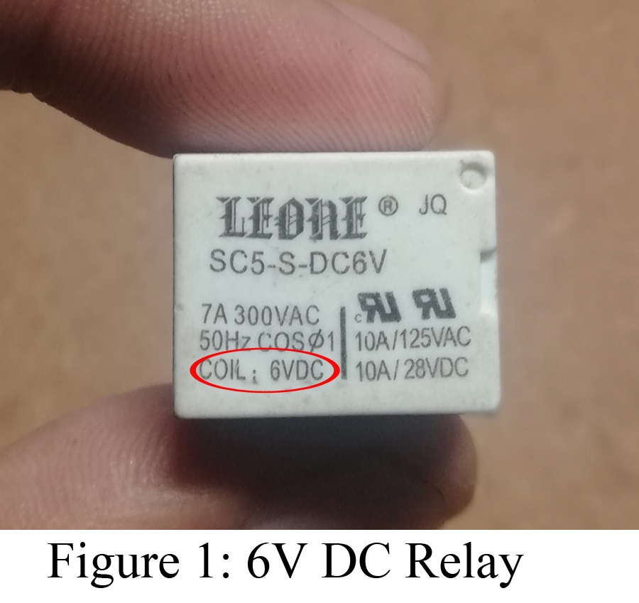 6v relay circuit