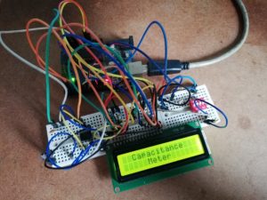 arduino capacitance meter prototype