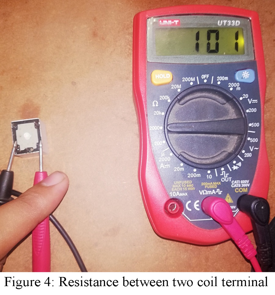 finding resistance of relay coils