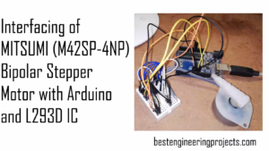 interfacing of stepper motor with arduino