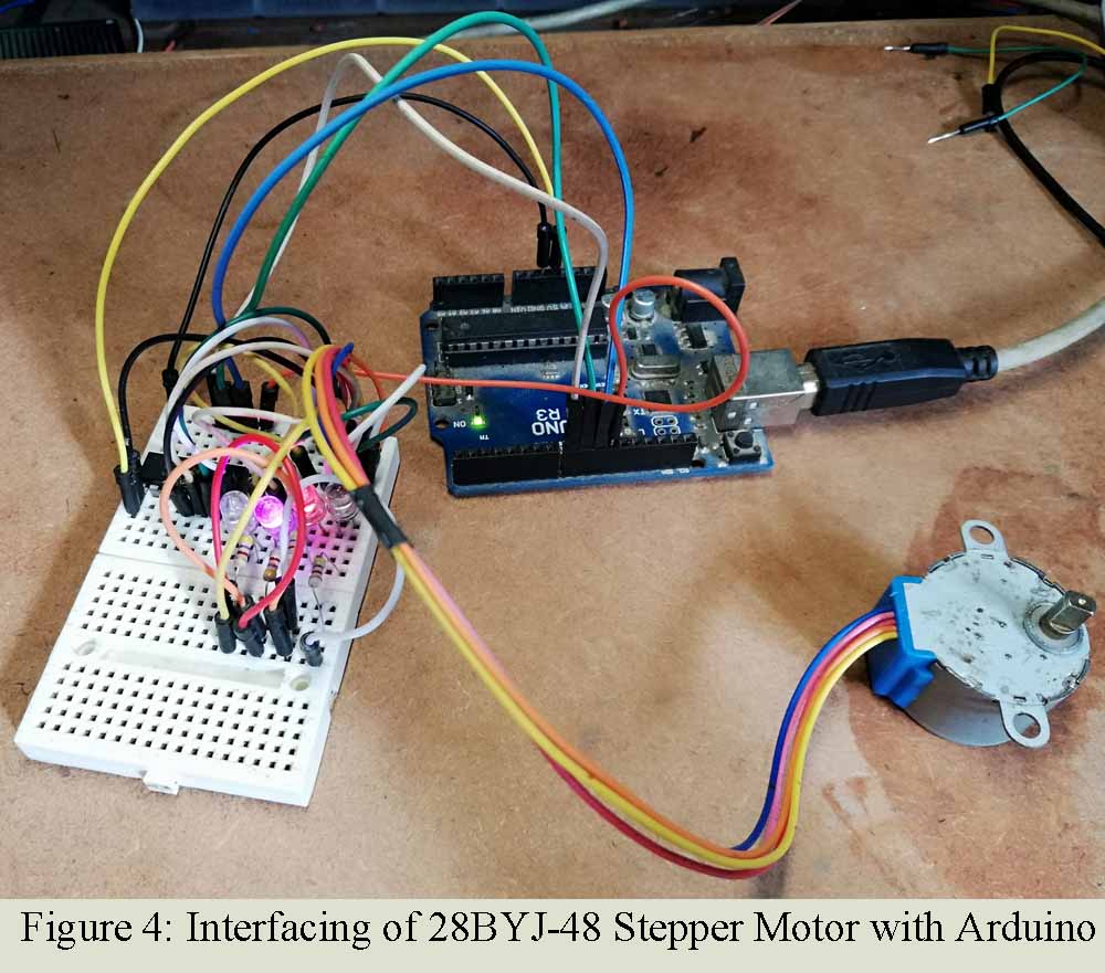 interfacing of 28byj-48 with arduino