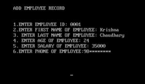 Employee Management System Using C - Engineering Projects