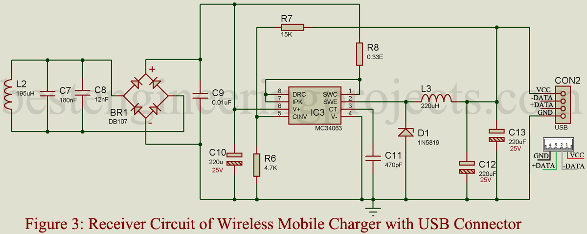 Cell Phone Charger Wiring Diagram from bestengineeringprojects.com