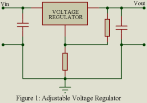 adjustable voltage regulator circuit